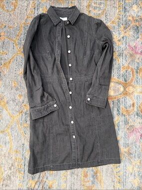 UNTUCKit Charcoal Grey Shirt Dress